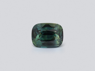 Sapphire Teal cushion cut 4.04 carats, Madagascar photo