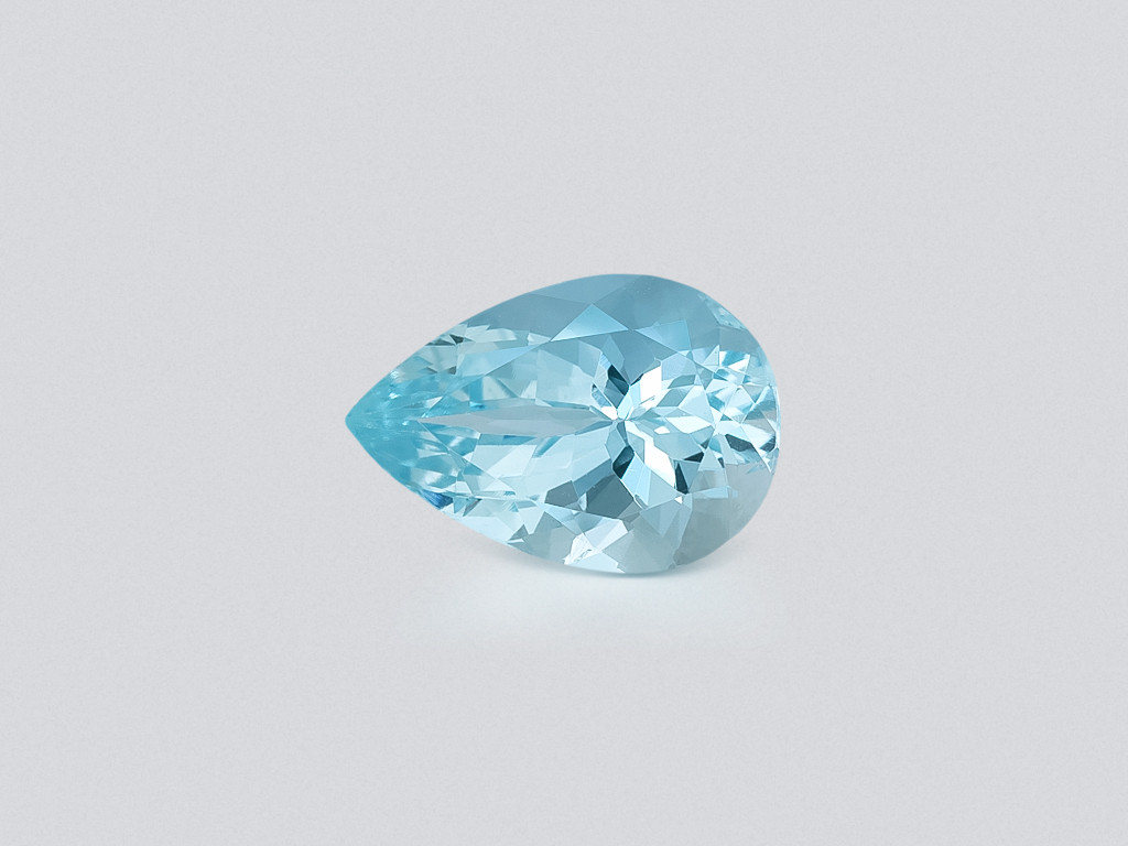 Aquamarine pear cut 3.70 carats, Madagascar Image №1