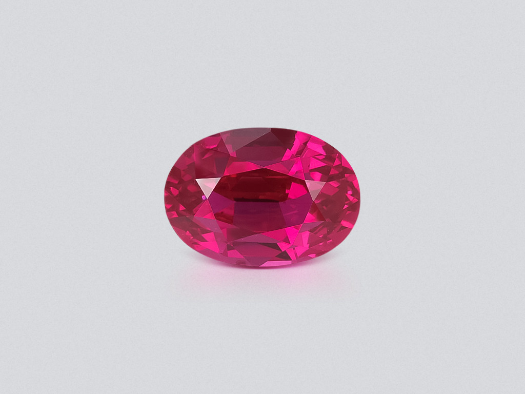 Ruby Pigeon Blood oval cut 1.50 carats, Mozambique Image №1