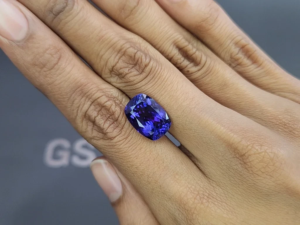Tanzanite cushion cut 8.50 carats, Tanzania Image №2