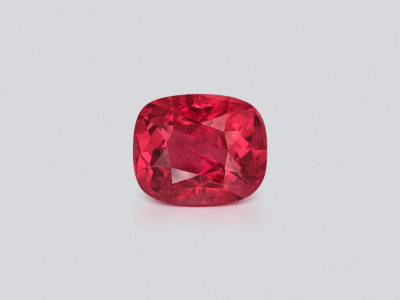 Spinel orange red cushion cut 2.01 carats, Tanzania photo