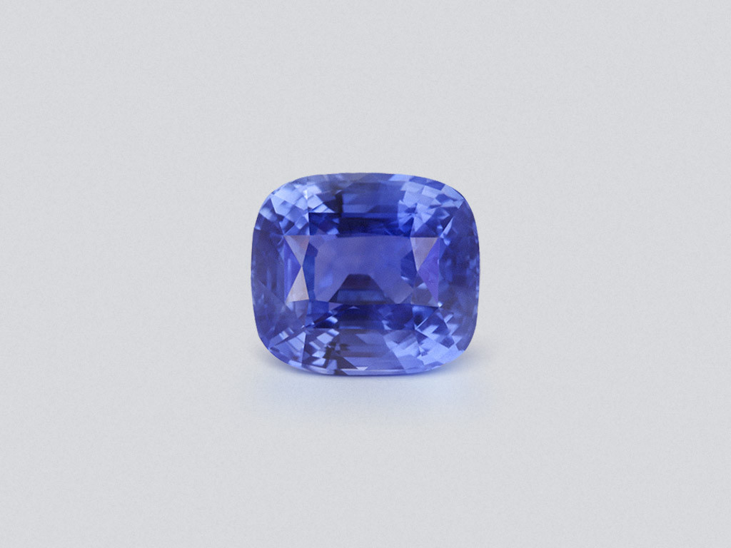 Unheated Cornflower Blue sapphire in cushion cut 7.05 carats, Sri Lanka Image №1