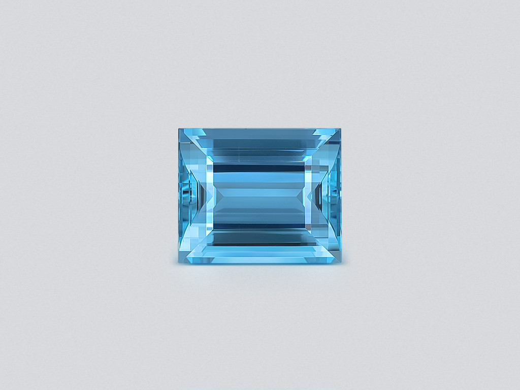 Large aquamarine Santa Maria baguette cut 47.30 carats,  Africa Image №1