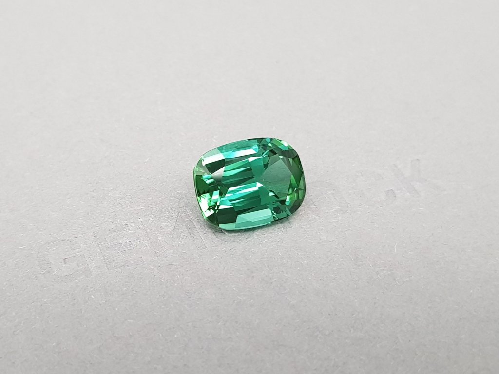 Cushion cut Lagoon blue tourmaline 7.63 ct Image №2