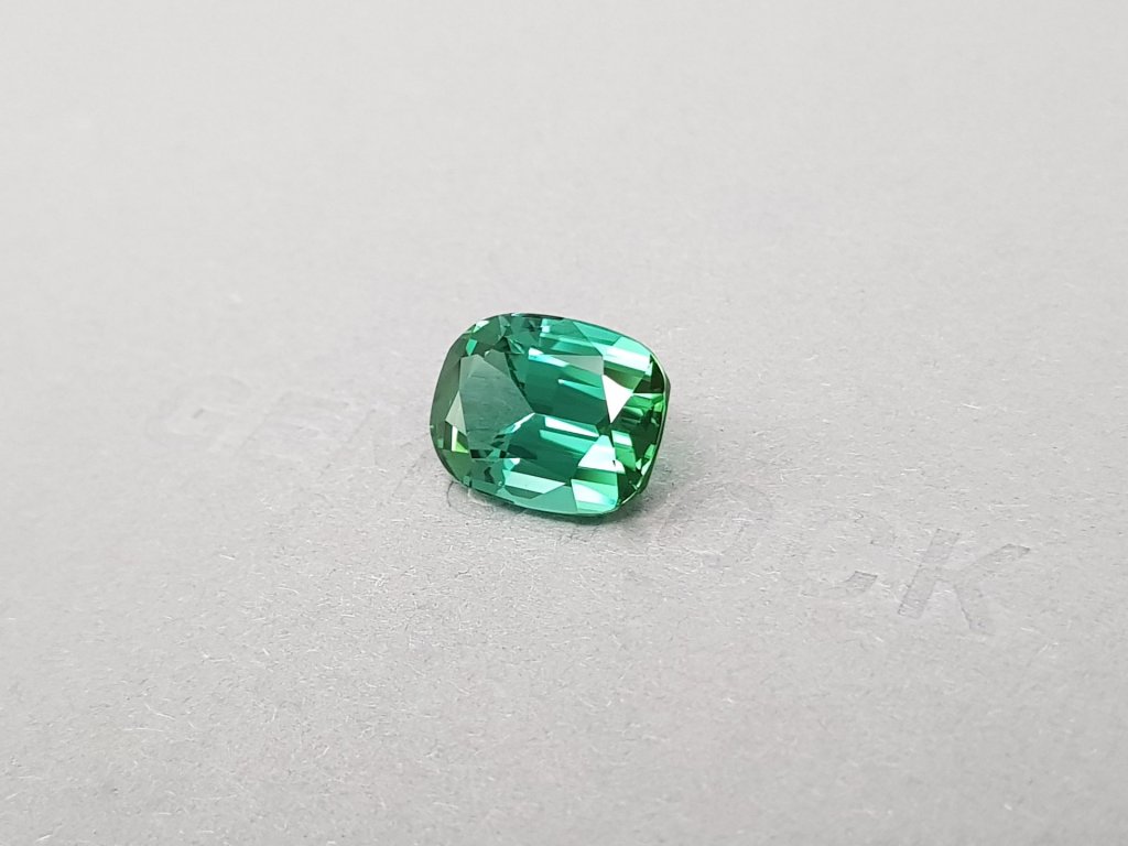 Cushion cut Lagoon blue tourmaline 7.63 ct Image №3