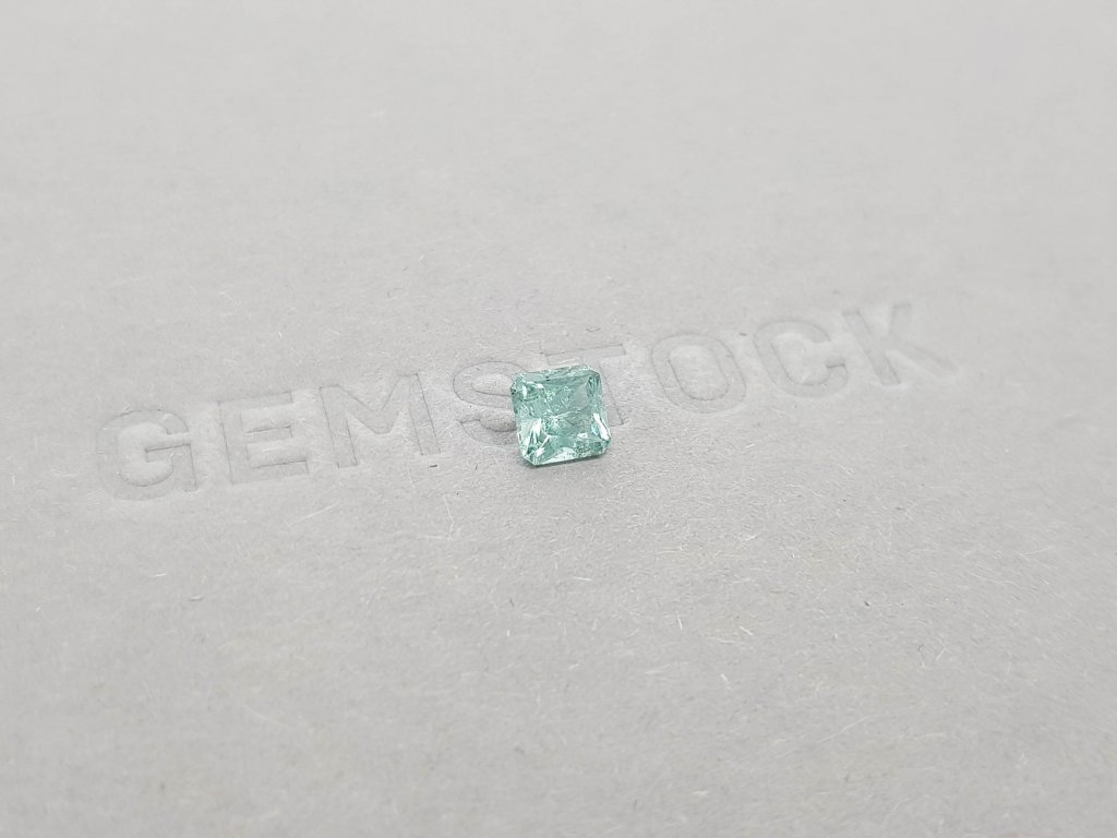 Bluish green radiant-cut tourmaline 0.70 ct Image №3