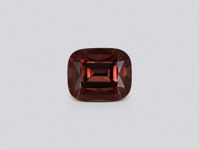Red-brown cushion cut zircon 5.74 carats, Sri Lanka  photo