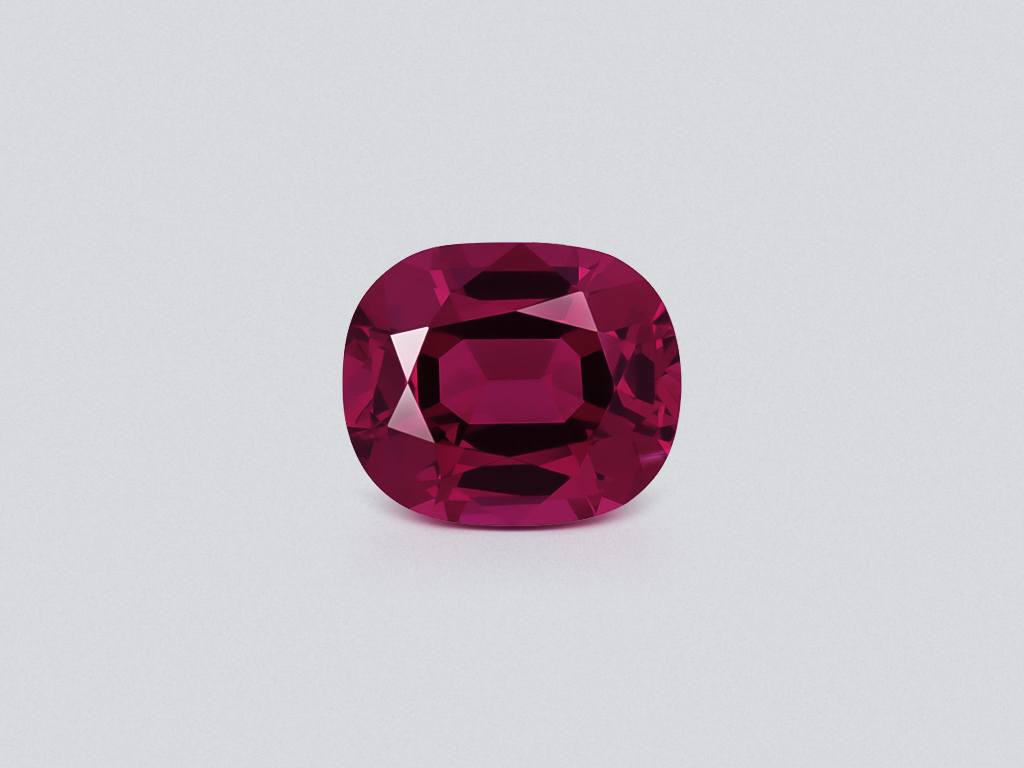 Red pink spinel cushion cut 5.08 carats, Burma  Image №1
