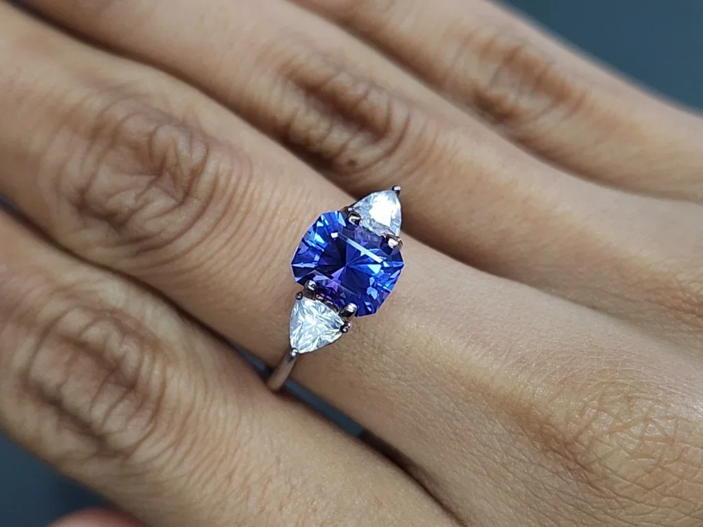 Tanzanite radiant cut 2.28 carats, Tanzania Image №5