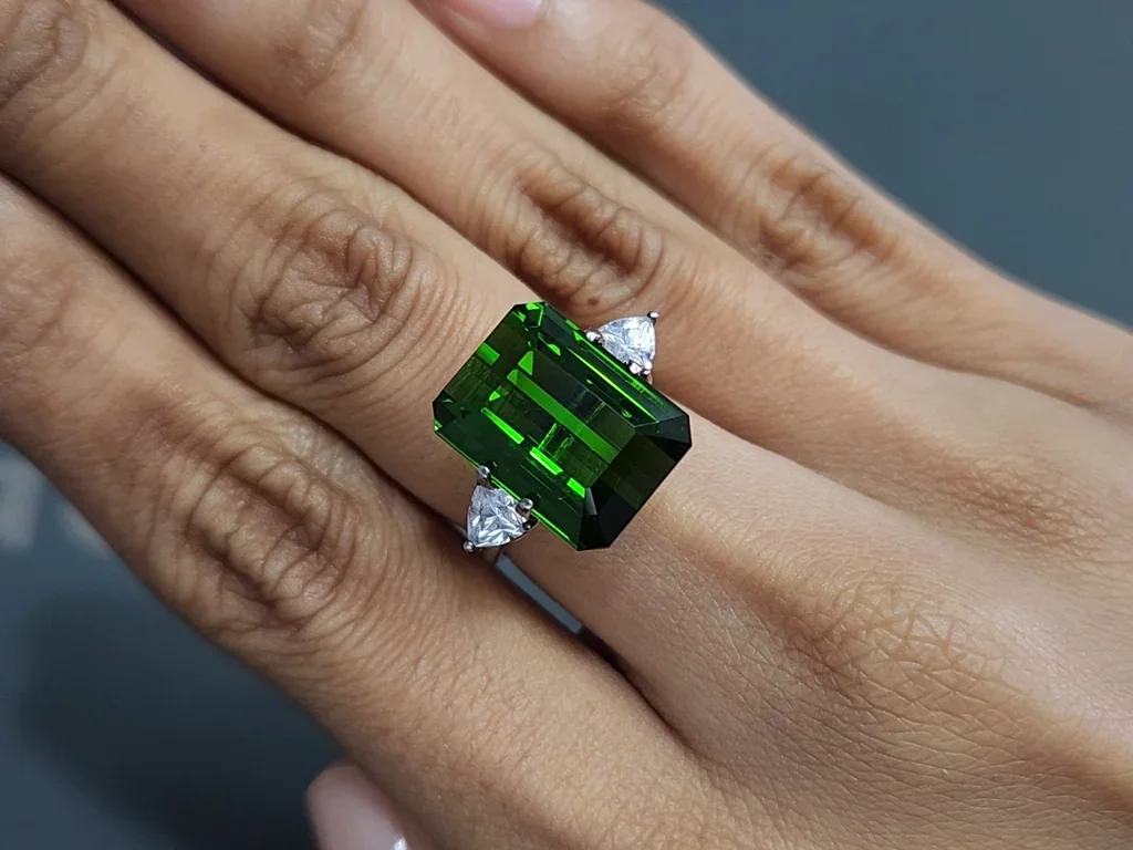 Tourmaline verdelite octagon cut 14.01 carats, Africa Image №5