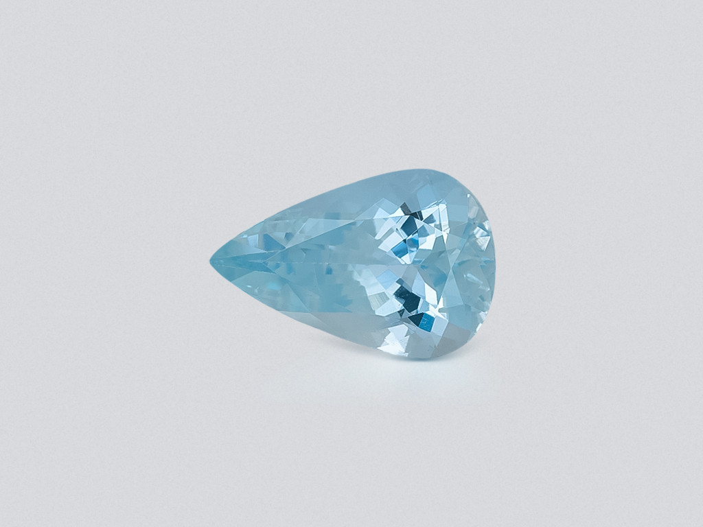 Aquamarine pear cut 3.50 carats, Madagascar  Image №1