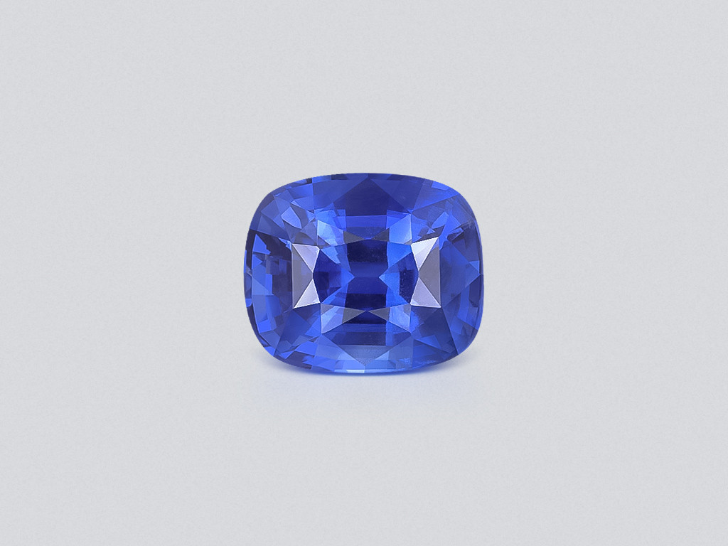 Sapphire Cornflower Blue cushion cut 4.13 carats, Sri Lanka Image №1