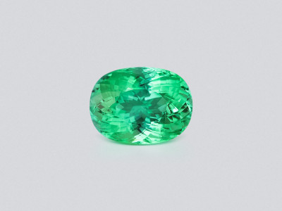 Large green Paraiba tourmaline oval cut 32.62 carats, Mozambique photo