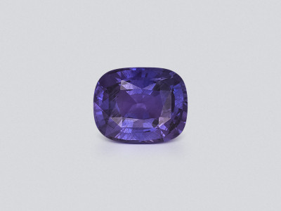 Unheated violet sapphire cushion cut 10.10 carats, Sri Lanka photo