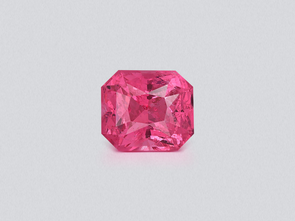 Spinel Vivid Pink Mahenge radiant cut 2.53 carats, Tanzania Image №1