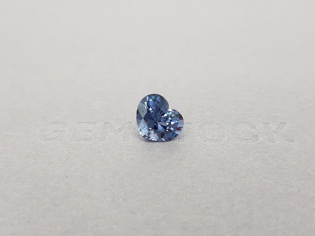 Heart cut blue spinel 3.36 ct, Tanzania Image №1