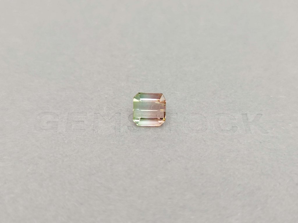 Watermelon tourmaline emerald cut 2.18 ct, Mozambique Image №2