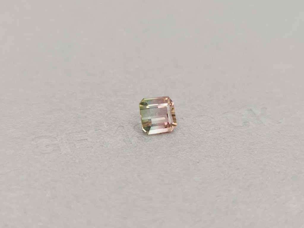 Watermelon tourmaline emerald cut 2.18 ct, Mozambique Image №3