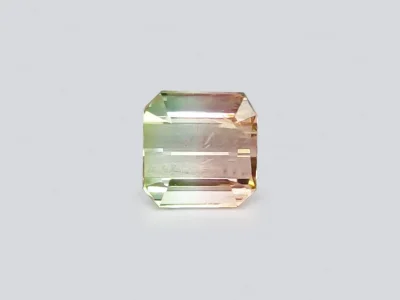 Watermelon tourmaline emerald cut 2.18 ct, Mozambique photo