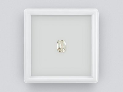 Cushion cut golden yellow tourmaline 0.83 ct photo