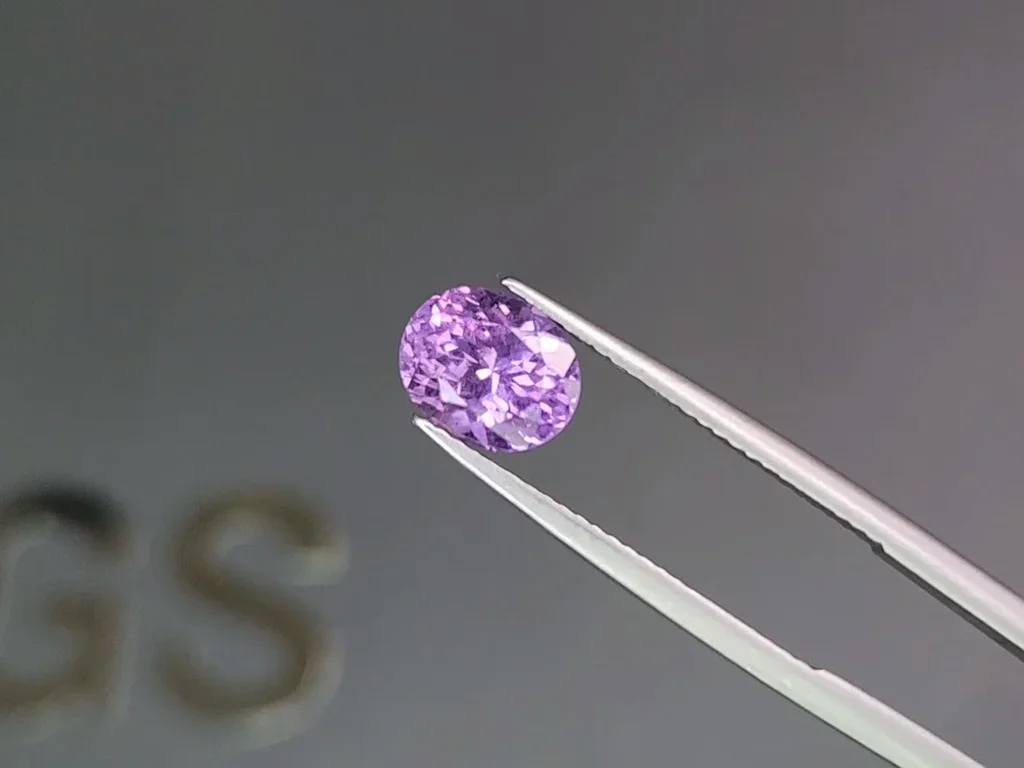 Rare color сhange spinel 2.12 carat in oval cut  Image №3