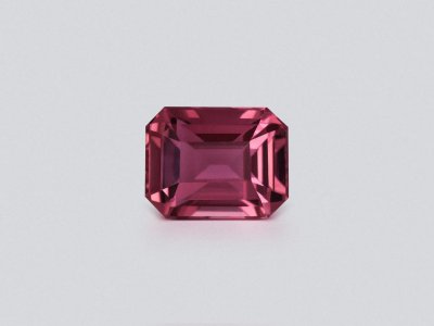 Octagon cut pink tourmaline 2.96 carats, Africa photo