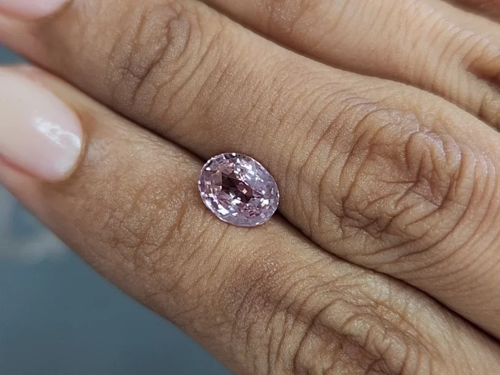 Unheated sapphire Padparadscha oval cut 2.01 carats, Madagascar Image №2