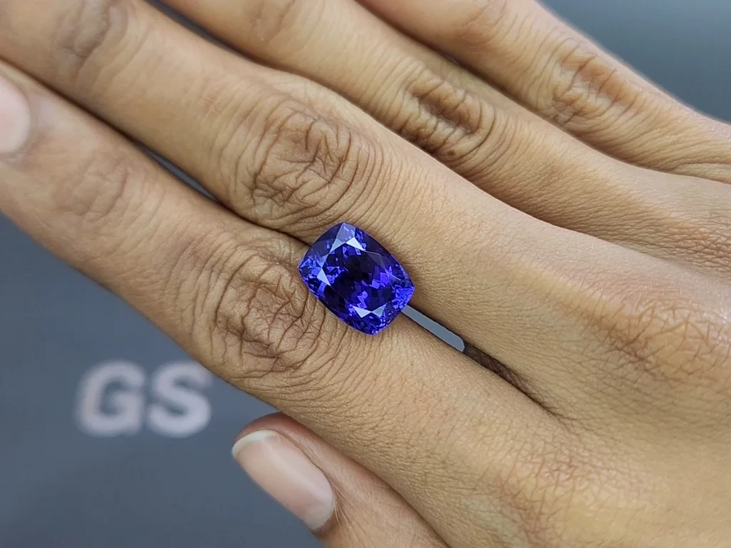 Tanzanite cushion cut 7.95 carats, Tanzania Image №2