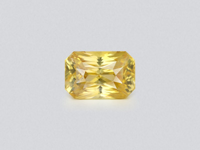 Sapphire Vivid Yellow radiant cut  2.15 carats, Sri Lanka photo
