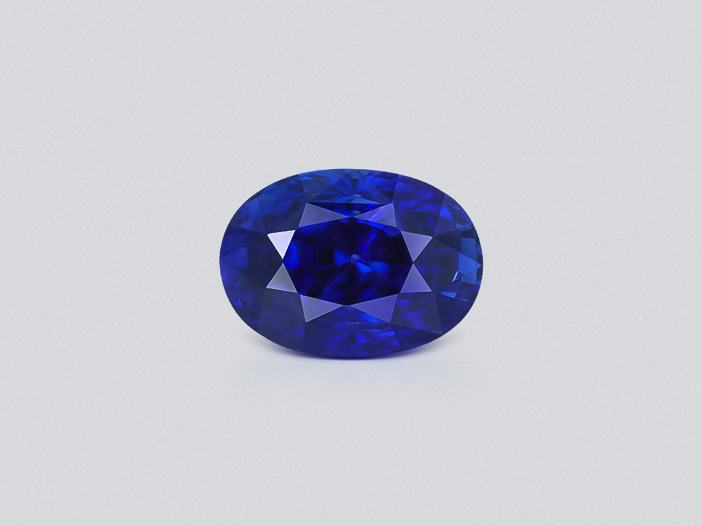 Sapphire Royal Blue oval cut 3.01 carats, Sri Lanka  Image №1
