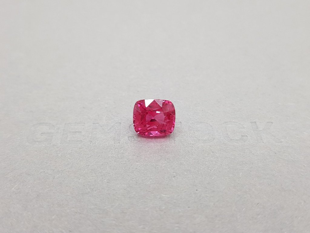 Cushion cut pink-red spinel 3.55 ct, Tanzania Image №1