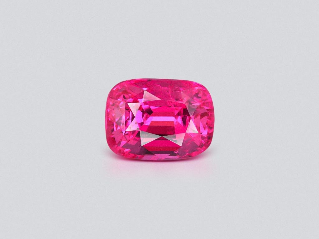 Neon pink Jedi color cushion-cut spinel 2.08 carats, Vietnam, Vibrant type GRS Image №1