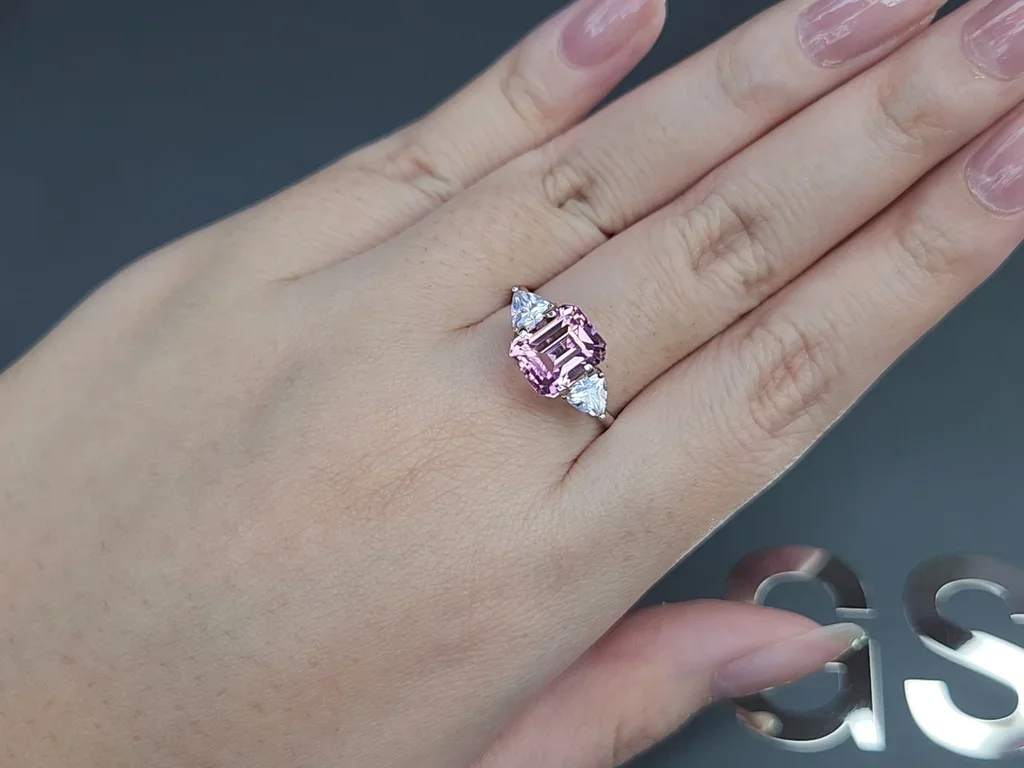 Baby Pink tourmaline in octagon cut 2.91 carats, Afghanistan Image №5