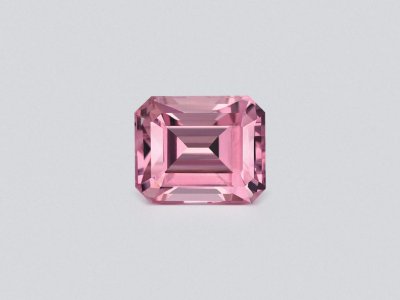 Baby Pink tourmaline in octagon cut 2.91 carats, Afghanistan photo