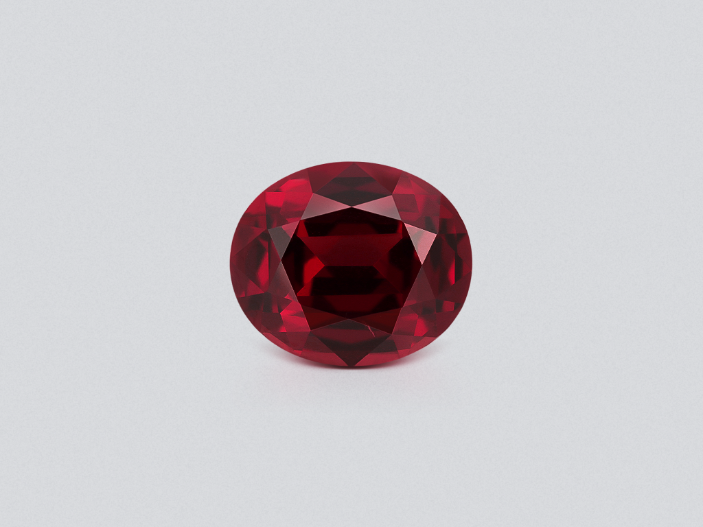 Rhodolite garnet oval cut 6.26 carats, Africa Image №1