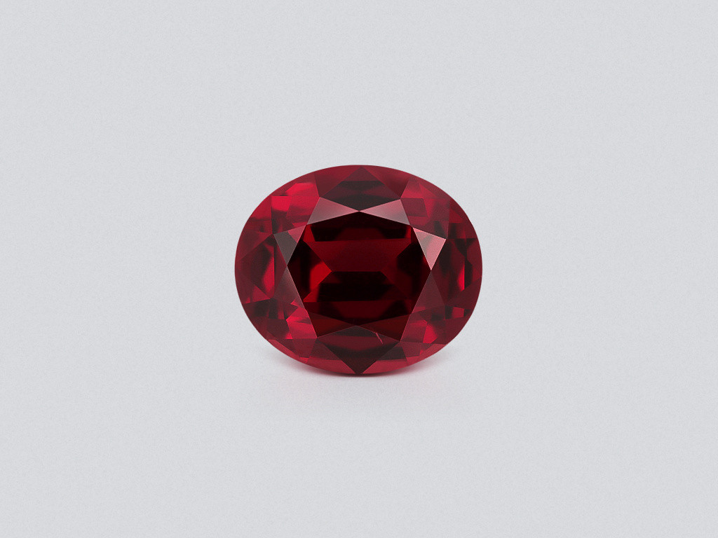 Rhodolite garnet oval cut 6.26 carats, Africa Image №1