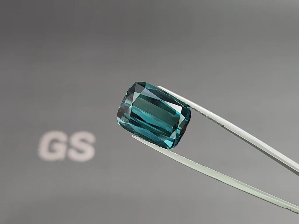 Lagoon tourmaline cushion cut 20.34 carats, Afghanistan Image №3