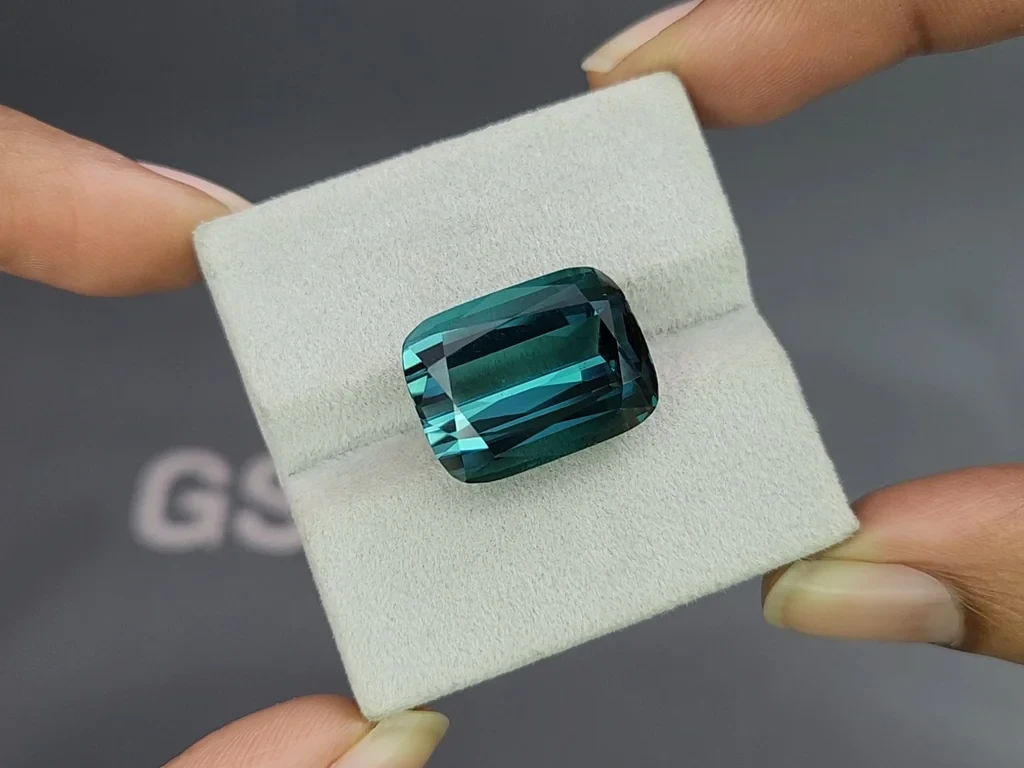 Lagoon tourmaline cushion cut 20.34 carats, Afghanistan Image №4