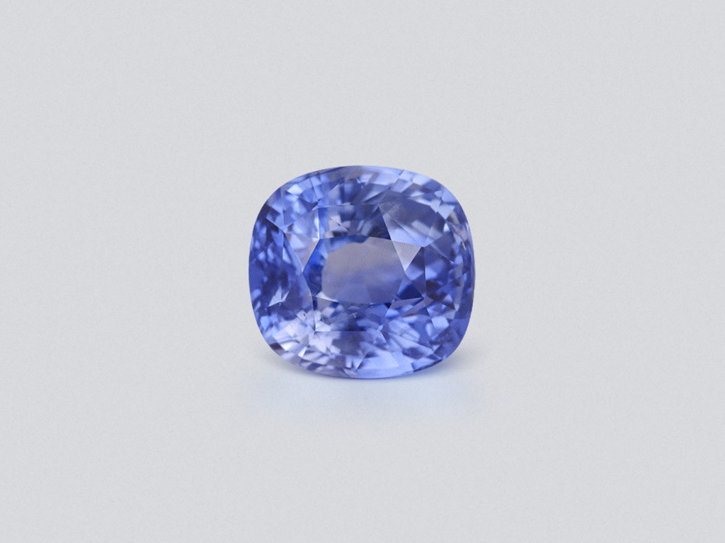 Unheated Intense Blue sapphire in cushion cut 8.05 carats, Sri Lanka Image №1