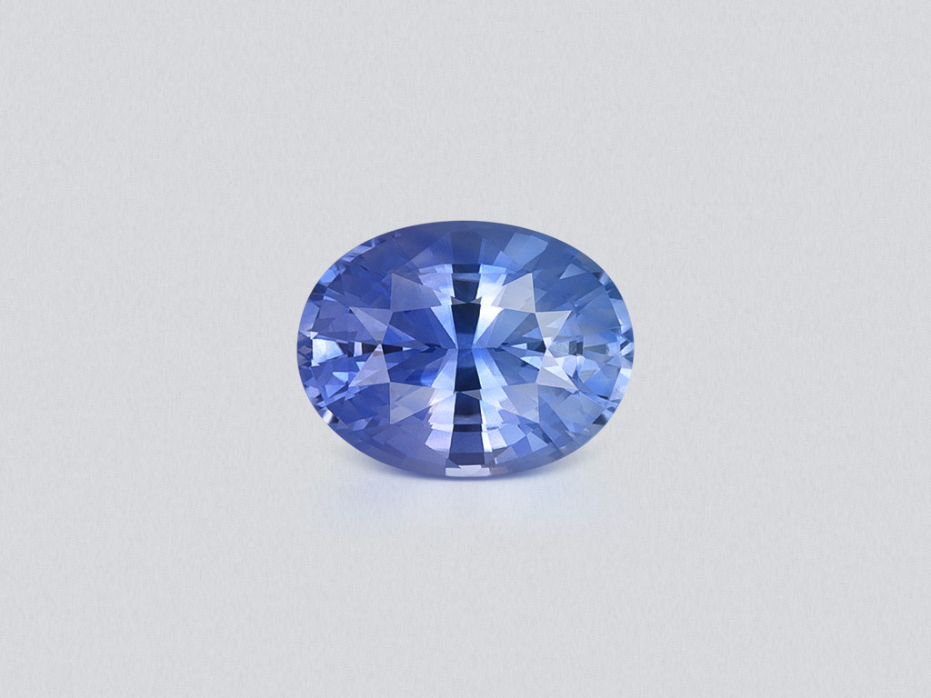 Blue sapphire oval cut 1.53 carats, Sri Lanka Image №1