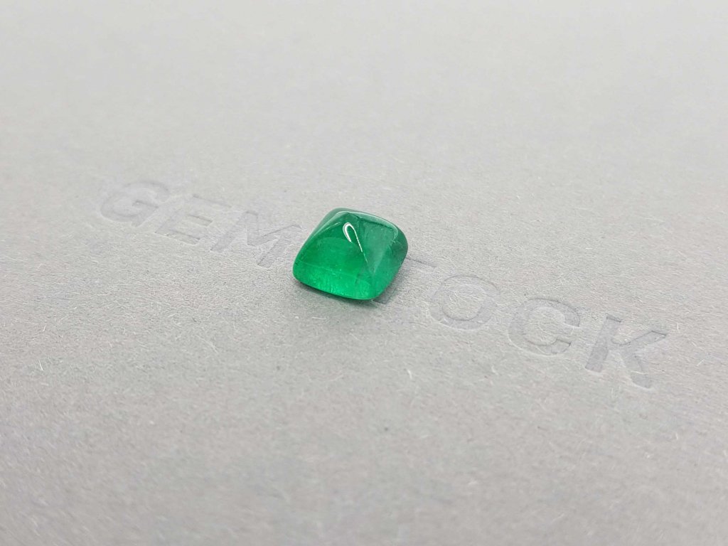 Emerald, sugarloaf, 3.12 ct, Zambia, ICA Image №3