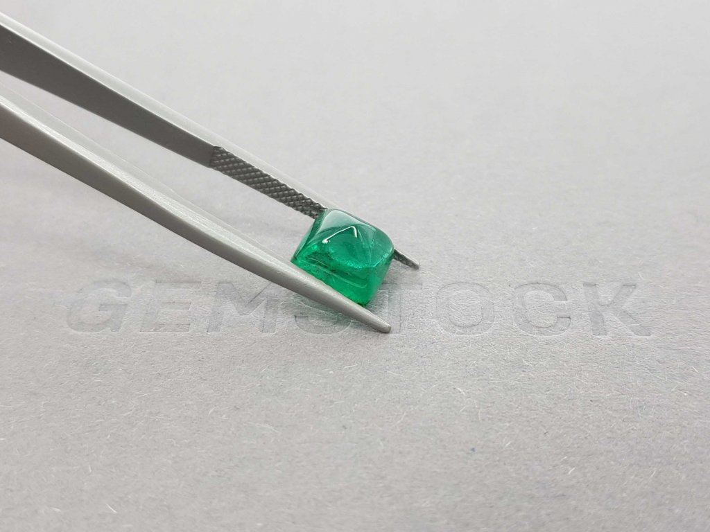 Emerald, sugarloaf, 3.12 ct, Zambia, ICA Image №4