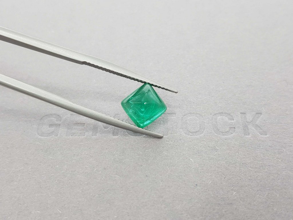 Emerald, sugarloaf, 3.12 ct, Zambia, ICA Image №5