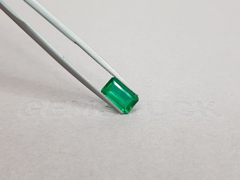 Intense Colombian Muzo Green Emerald 1.18 ct Image №5