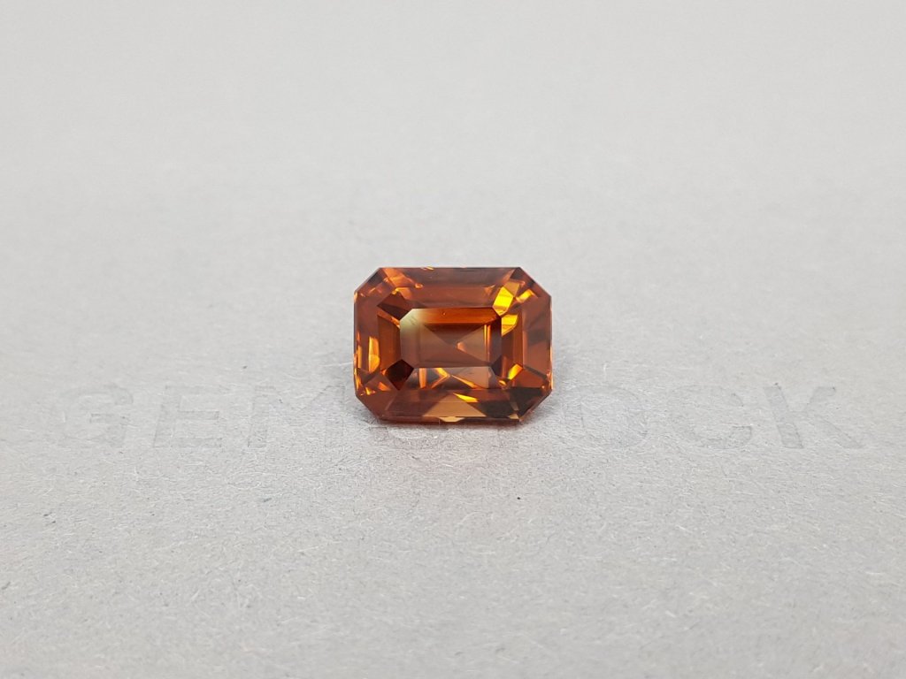Brown zircon 11.00 ct Image №2