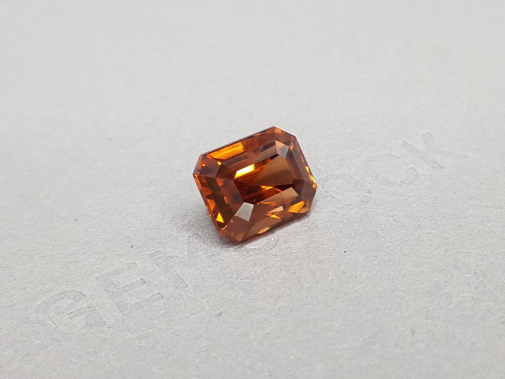 Brown zircon 11.00 ct Image №3