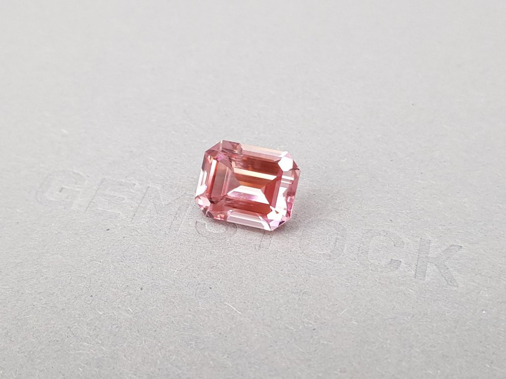 Octagon cut pink tourmaline, 6.67 ct, Congo Image №3