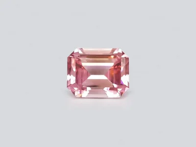 Octagon cut pink tourmaline, 6.67 ct, Congo photo