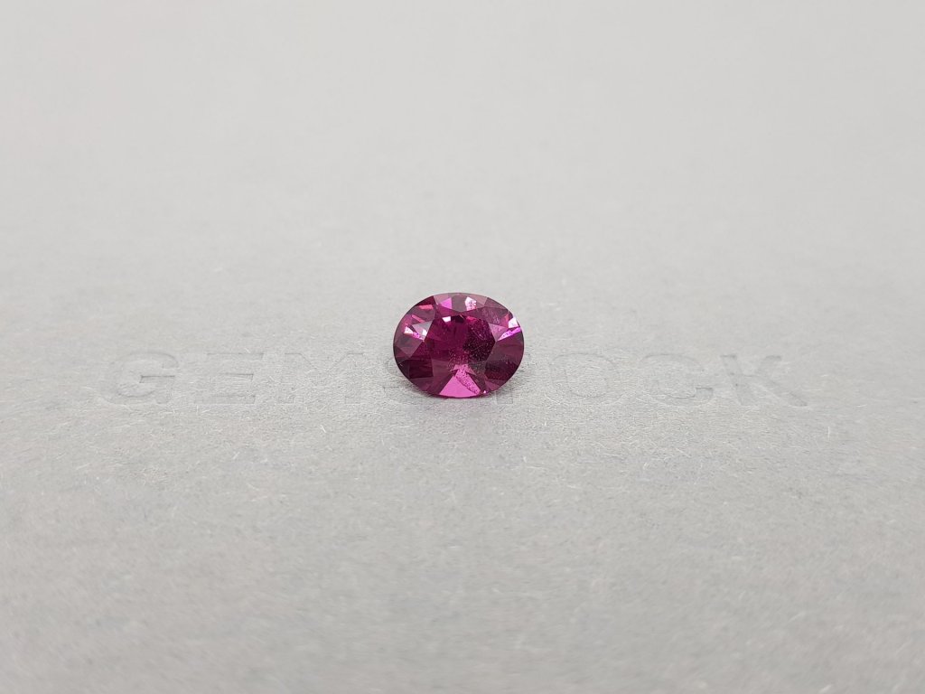 Vivid purple oval cut umbalite garnet 2.59 ct, Tanzania Image №1