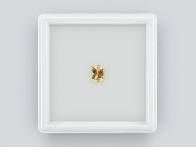 Yellow sapphire radiant cut 0.80 carat, Sri Lanka photo